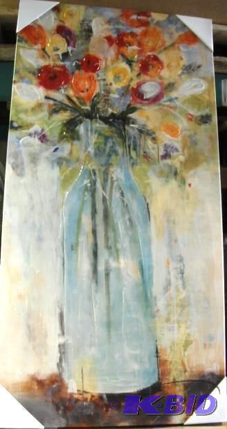 lot 34 image: Mason Jar Wall Art - 24.5" w x 48" ...