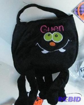lot 66 image: Trick or Treat Bag - Microfiber - Spider desi...