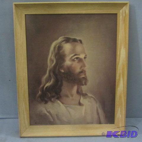 Vintage Framed Jesus