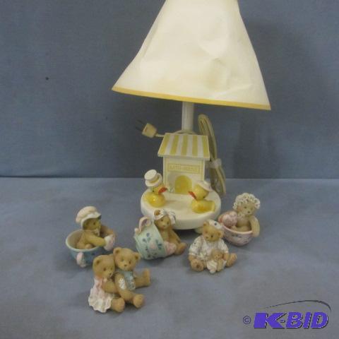 Lamp, Cherished Teddy Figurines