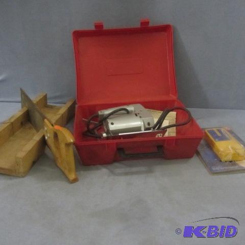 Saber Saw, Studfinder, Miter Box