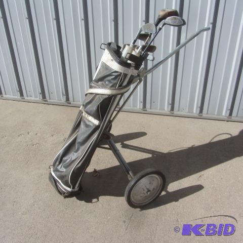 Golf Clubs, Bag, Cart