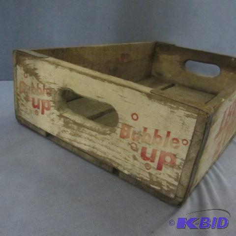 Bubble Up Wood Crate