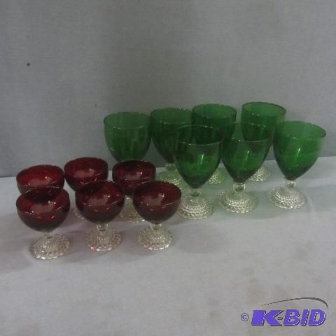 Emerald Green, Ruby Goblets