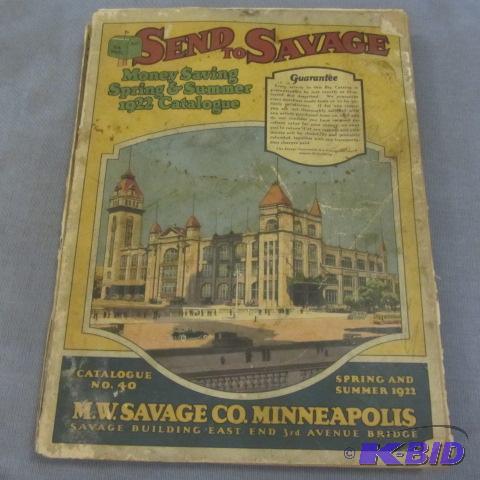 Savage Company Fall 1922 Catalog Minneapolis, MN W M 
