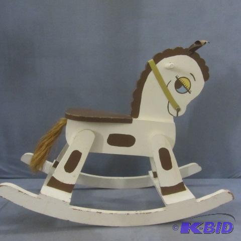 Childs Wooden Rocking Horse
