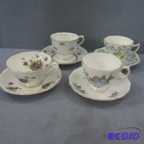 England Tea Cups & Saucers