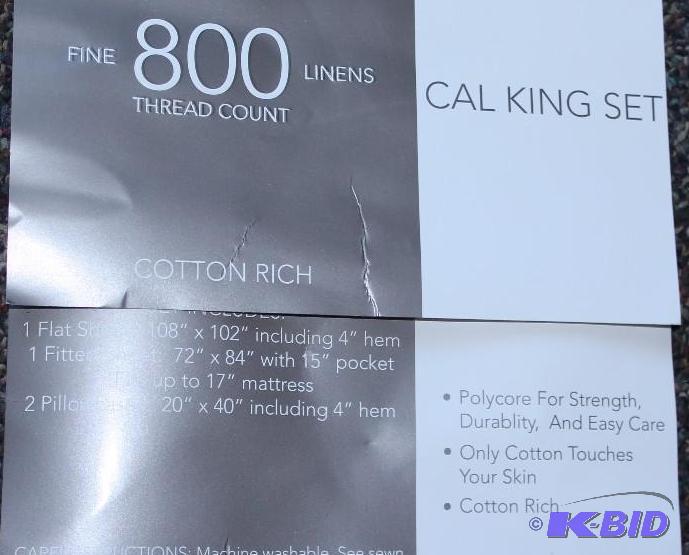 Cal. King 2 Flat Sheets