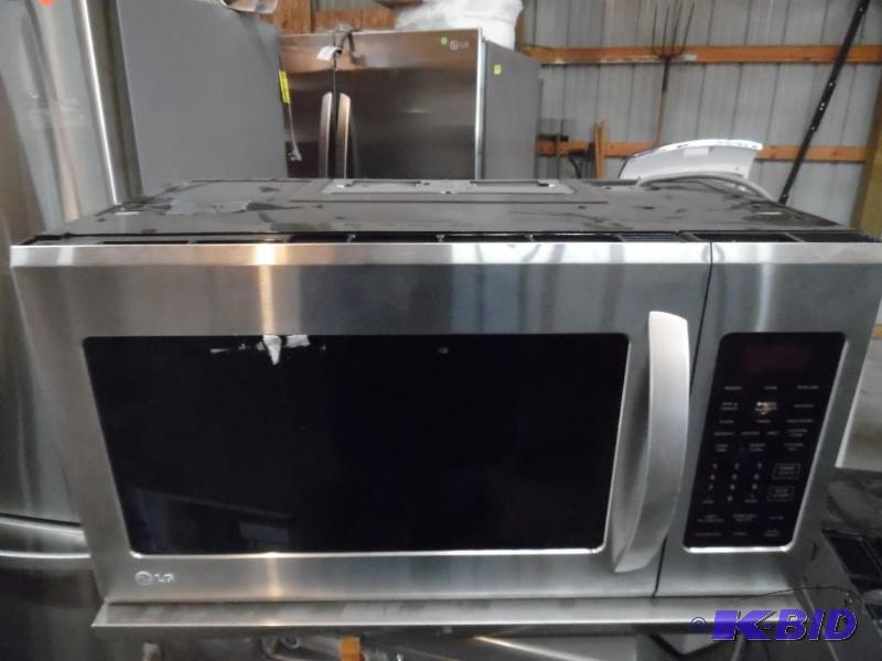 lot 7 image: NEW LG 2.0 cu. ft. Over-the-Range Microwave with Extenda Vent in Stainless Steel