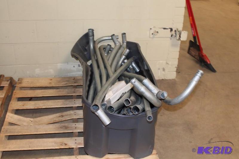 Gaylord and box of scrap metal and nonfunctioning small appliances