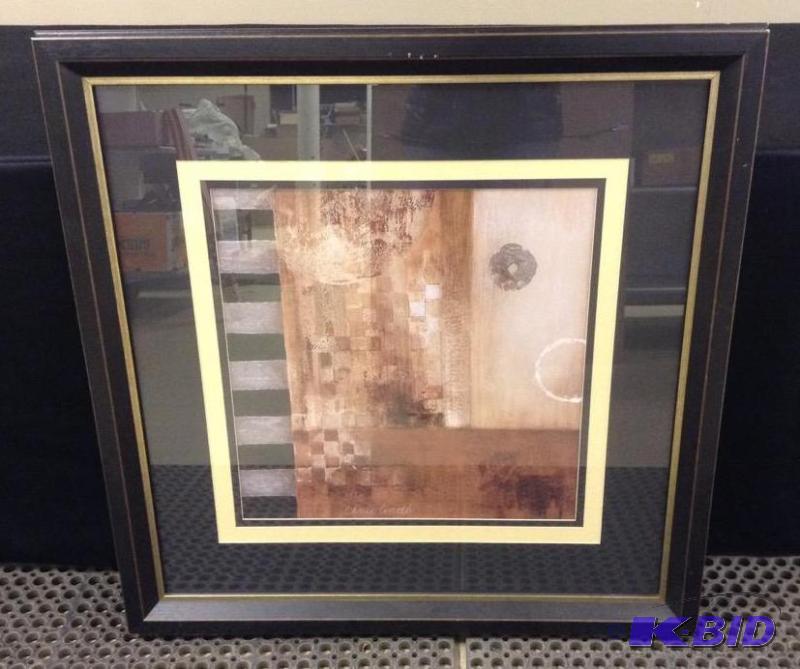 lot 128 image: Framed Abstract I by Loreth