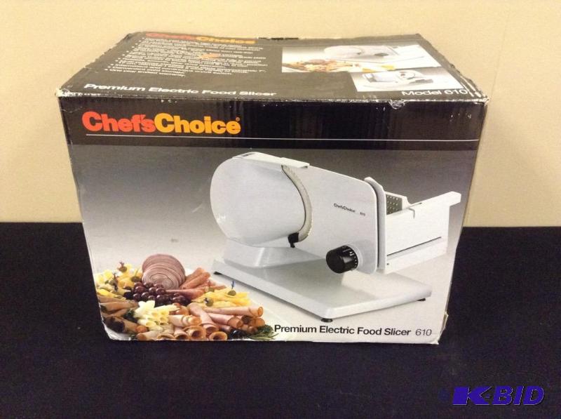 lot 79 image: Chefs Choice Electric Food Slicer