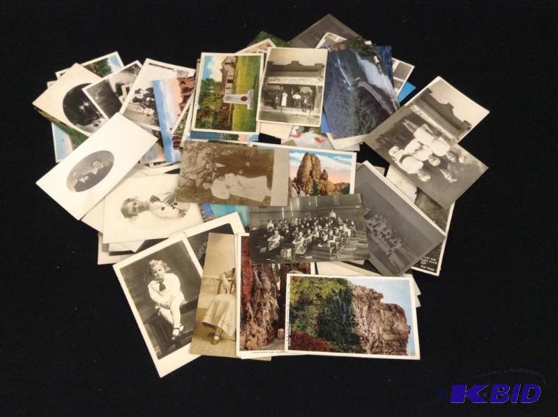 lot 83 image: Assortment Vintage Postcards