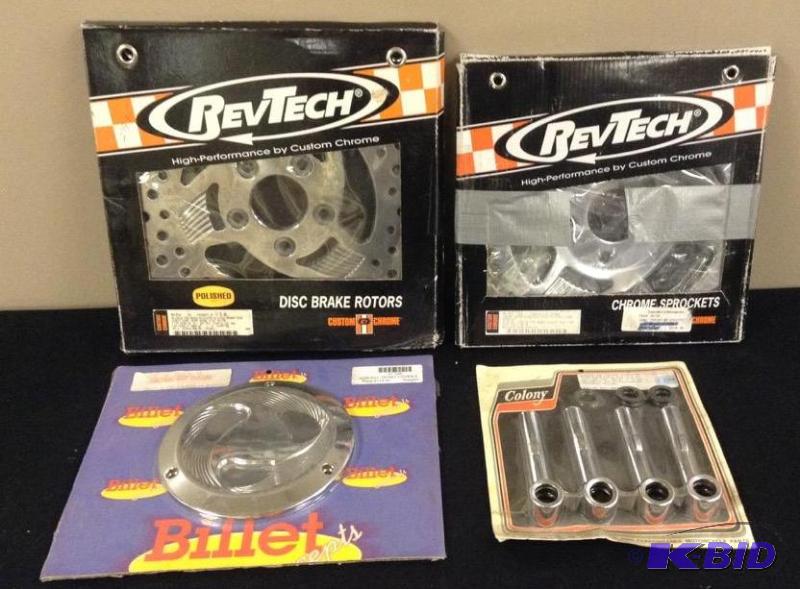 lot 84 image: Disc Brake Rotors, Derby Cover & Cover Kit