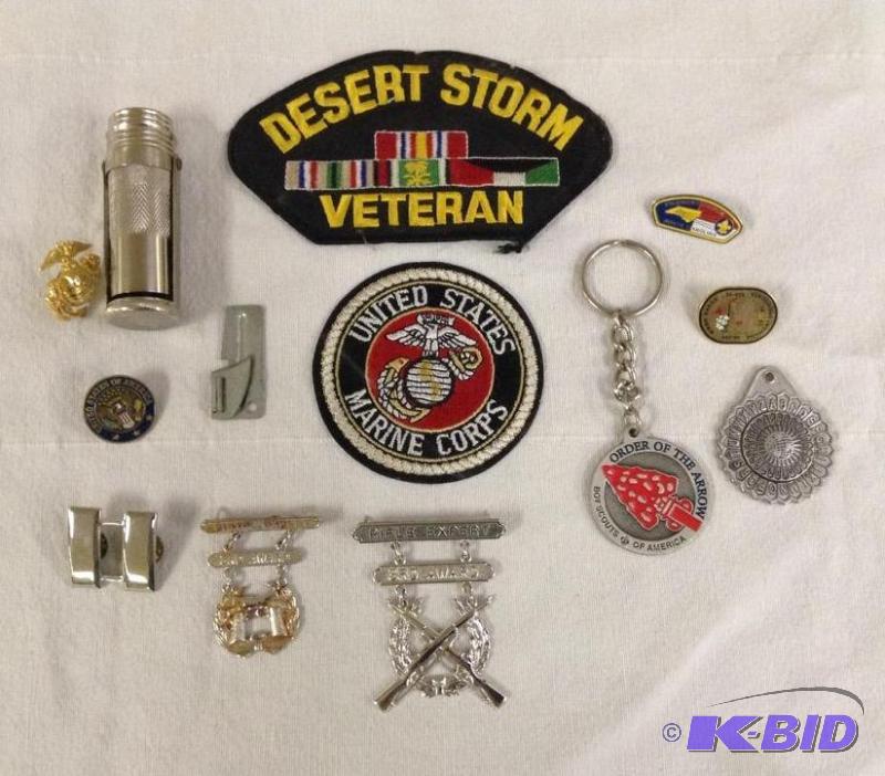 lot 97 image: Military & Boy Scout Memorabilia