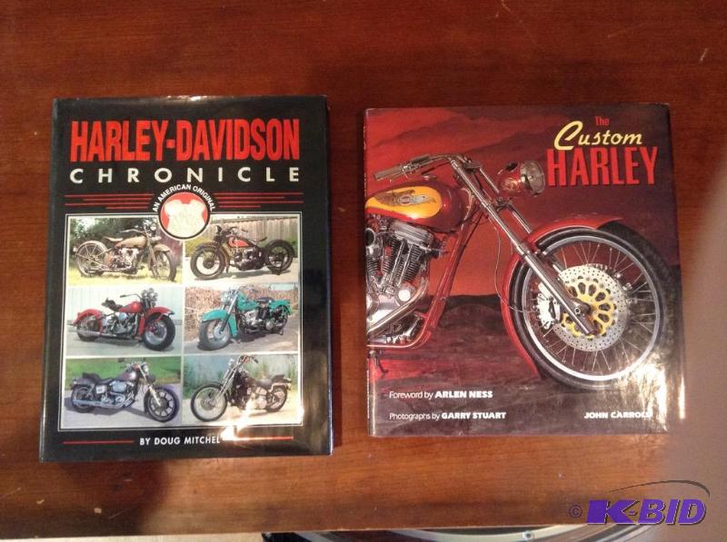 lot 19 image: Two Harley Davidson Hardbound Coffee Table Books