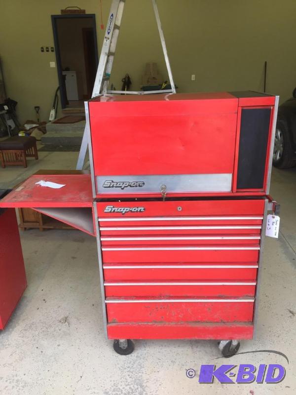 Tall Snap-On Tool Box w/ Key | Carver Moving & Downsizing ...