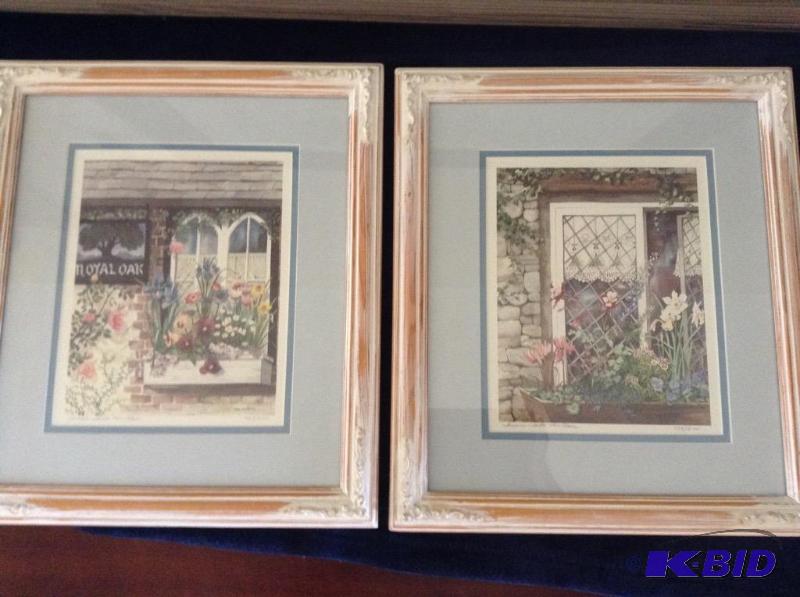 lot 38A image: 2 Susan Tolle McClure Framed, Signed & Numbered Window Prints