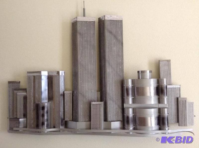 lot 39 image: New York Twin Towers Wall Art & Framed Print