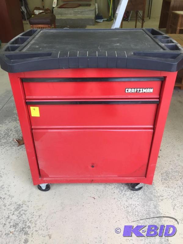 lot 4 image: Craftsman Tool Chest Box