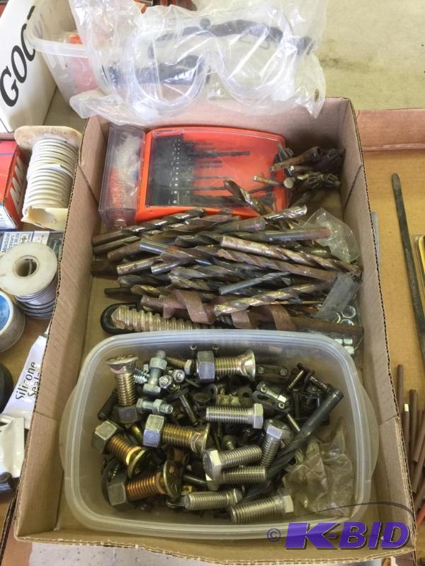 lot 59 image: Lot Drill Bits, Bolts and More