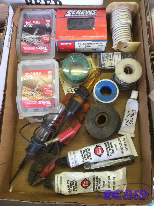 lot 60 image: Screws, Wire and More