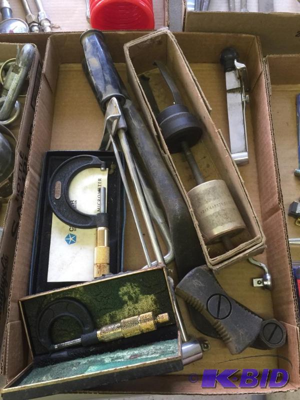 lot 65 image: Micrometer, Torque Wrenches & Gear Puller