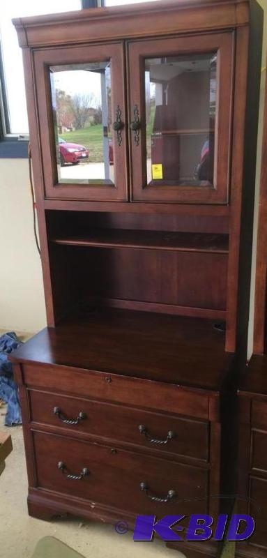 lot 80 image: Lateral File Cabinet with Upper Storage 2