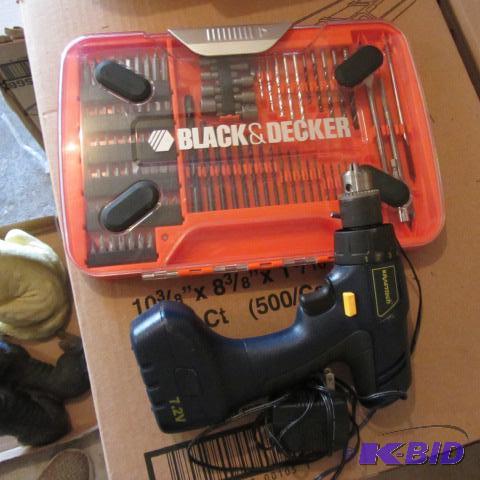 B&D Driver Bit Set, Drill
