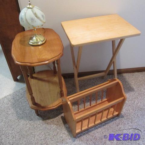 Table, Magazine Rack