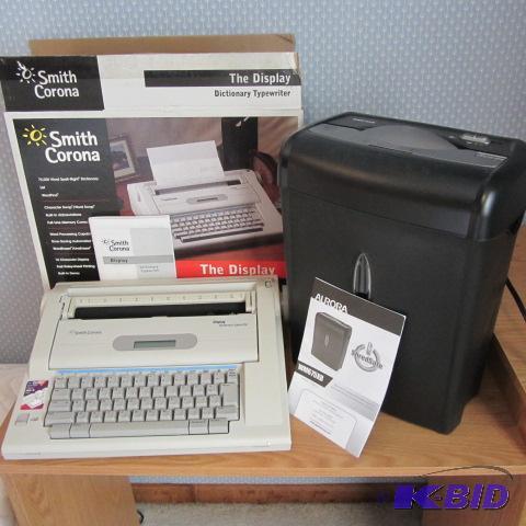 Electric Typewriter, Shredder