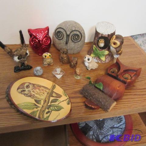 Owl Music Box, Stone, Ceramic