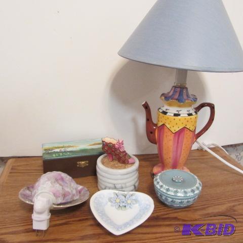 Teapot Lamp, Coasters, Night Light