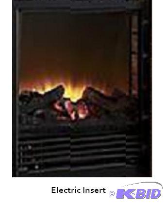 Electric Fireplace Insert - Insert has adjust...