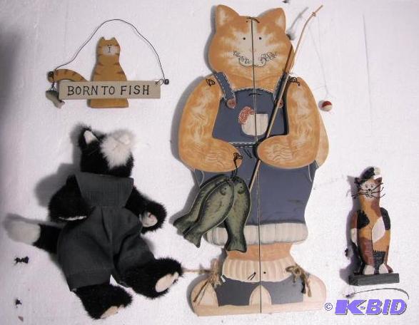 Lot of Cat Decorations - For the cat lover - ...
