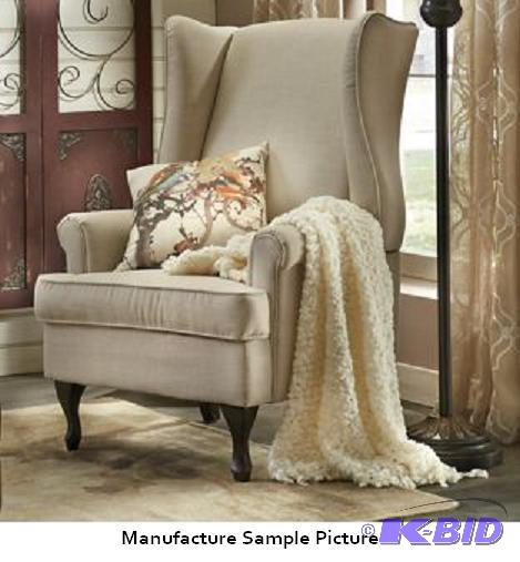 Soft Curve Wingback - The soft curves of this...