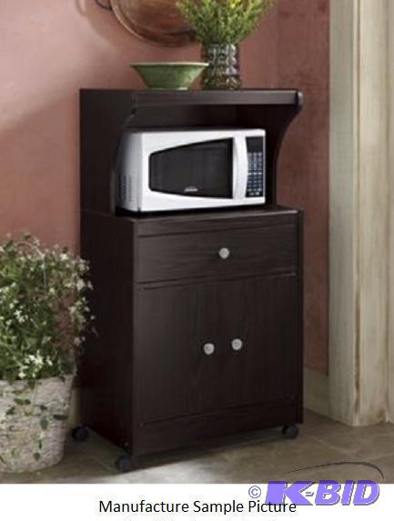 Microwave Cart - Espresso - A handy helper in...