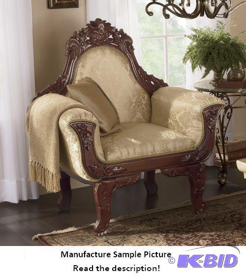 Decorative Carved Chair - With ornately carve...