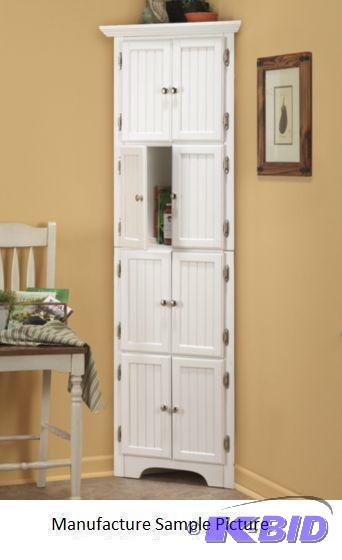 White 8 Door Corner Pantry - Make the most of...