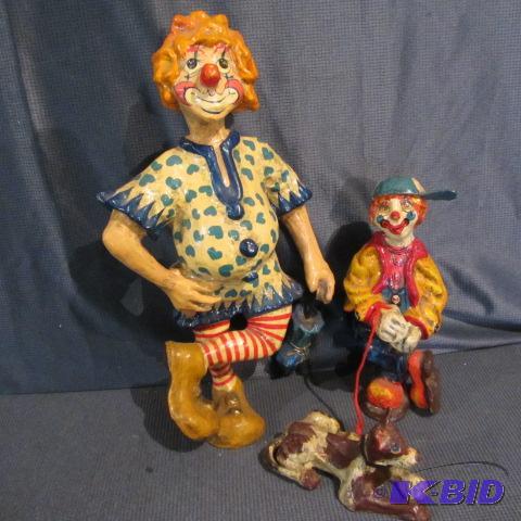 Paper Mache Clowns