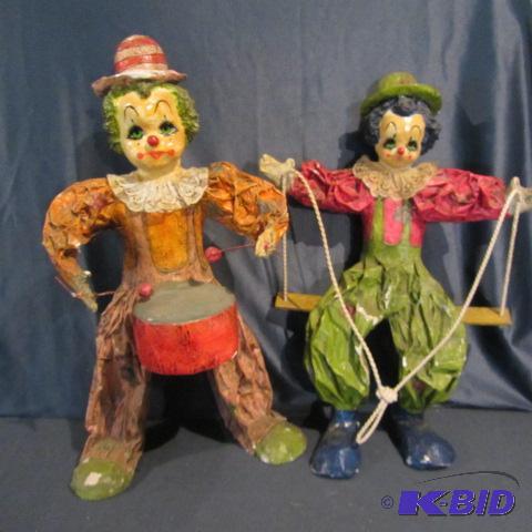 Paper Mache Clowns