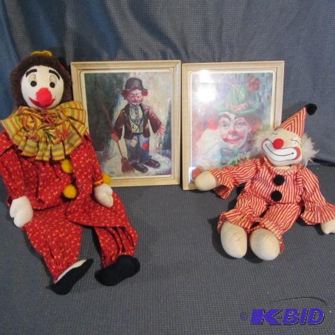Clown Prints & Dolls