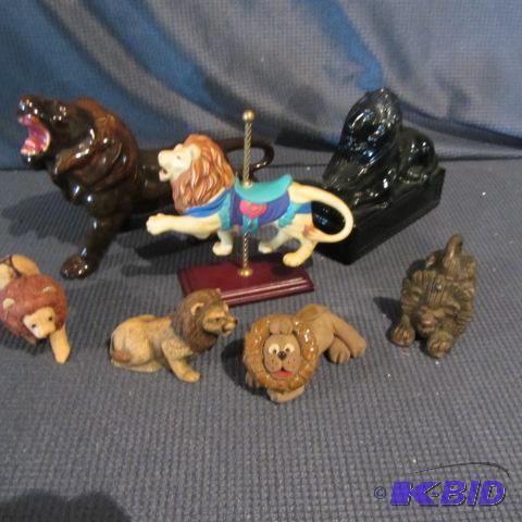 Brass, Clay, Ceramic Lions