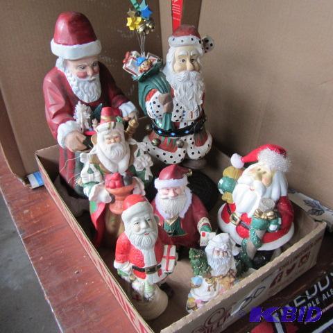 Santas, Spring Mounted