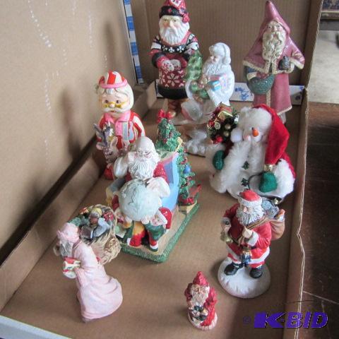 Porcelain & Ceramic Santas