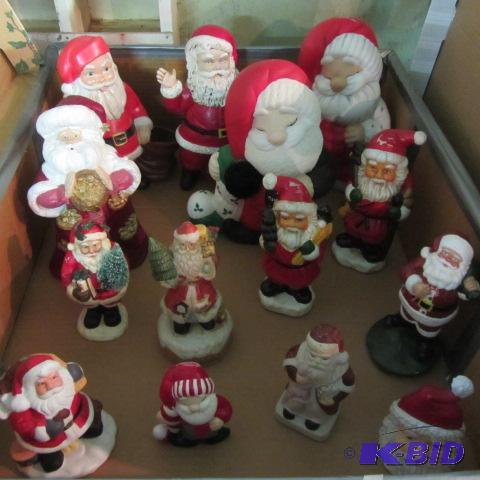 Ceramic Santas