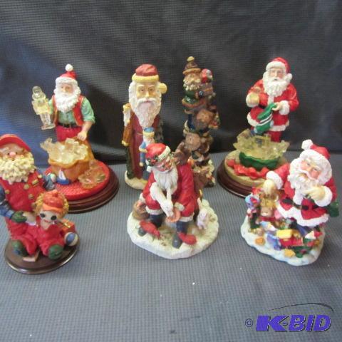 Santas With Forest Creatures