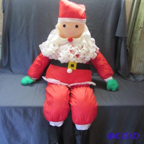 Life Size Nylon Santa