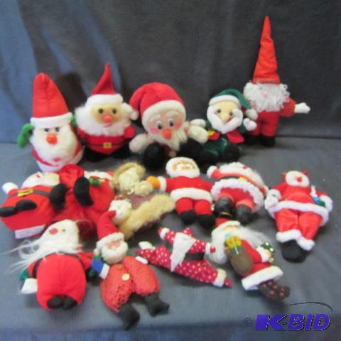 Cloth, Felt, Nylon Santas