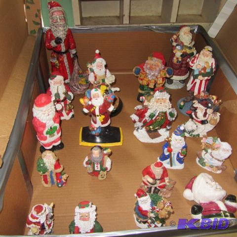 Resin Santas